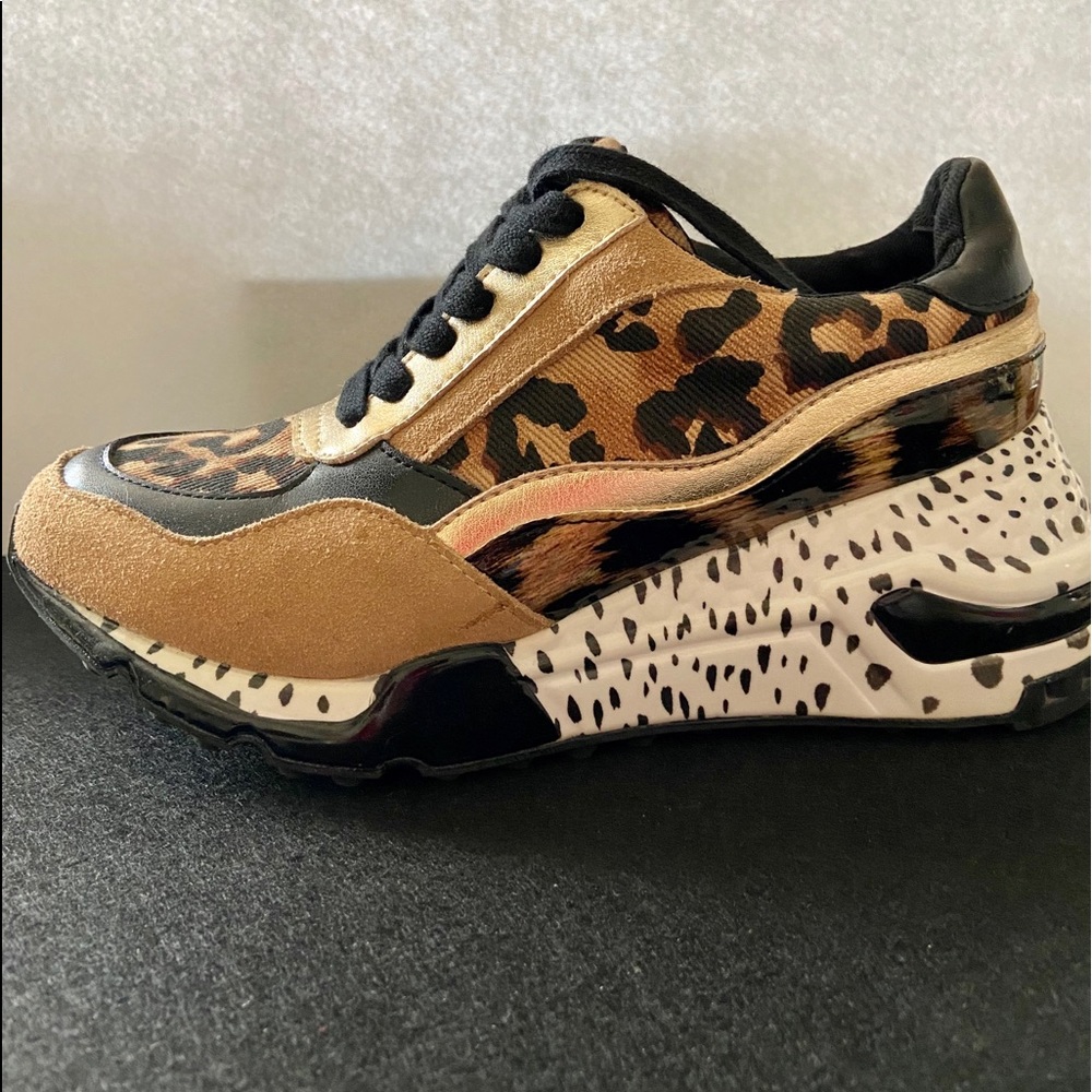 Steve Madden Champ Sneaker Mixed Print Color